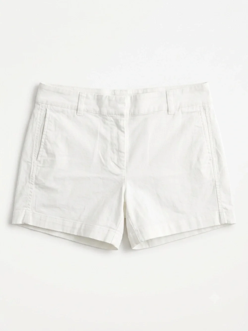 J. Crew White High-Rise Tailored Women's Shorts